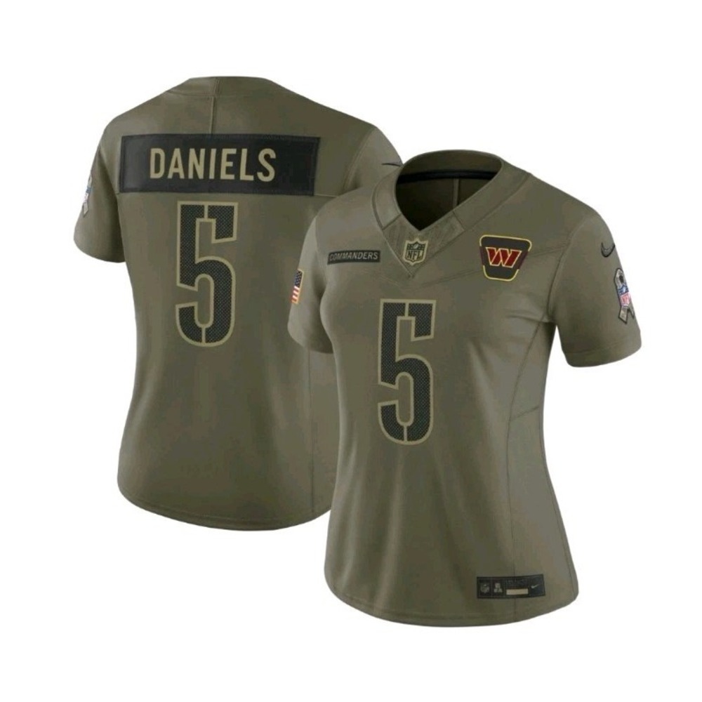 Jayden Daniels Nike Salute to Service Washington Commanders Jersey Women's Large